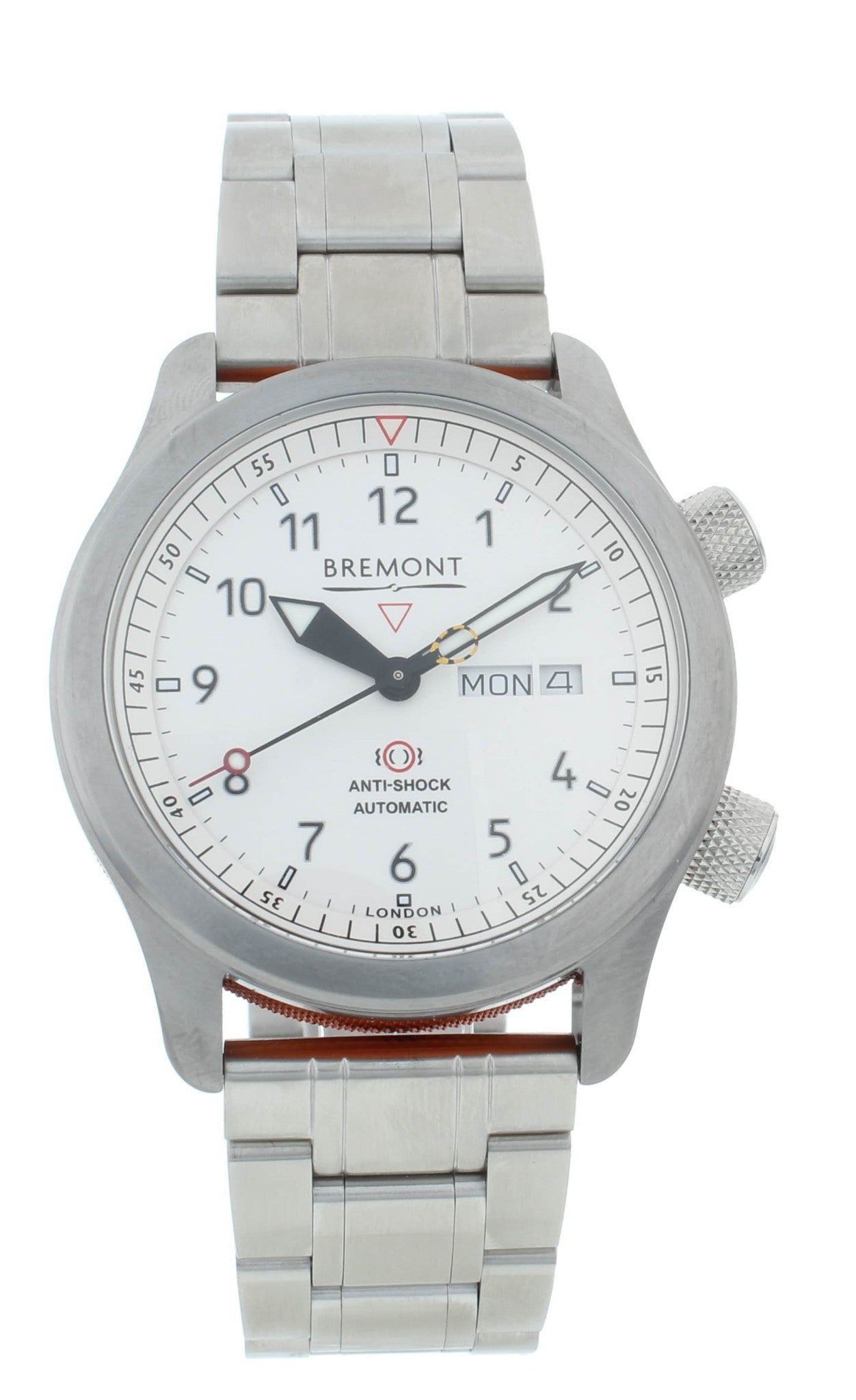 Bremont Martin Baker II White Dial Orange Barrel 43mm Men’s Watch MBII-WH-OR-B