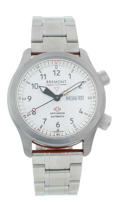 Bremont Martin Baker II White Dial Orange Barrel 43mm Men’s Watch MBII-WH-OR-B