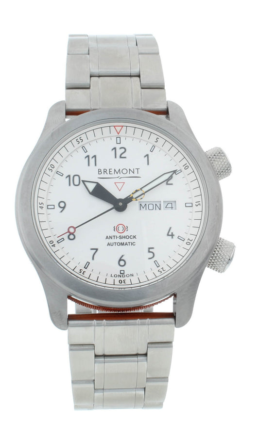 Bremont Martin Baker II White Dial Orange Barrel 43mm Men’s Watch MBII-WH-OR-B