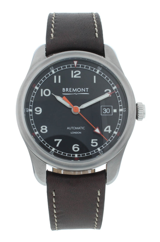 Bremont Airco Mach 1 Black Dial 40mm Automatic Men's Watch AIRCO-M1-BK-R-S