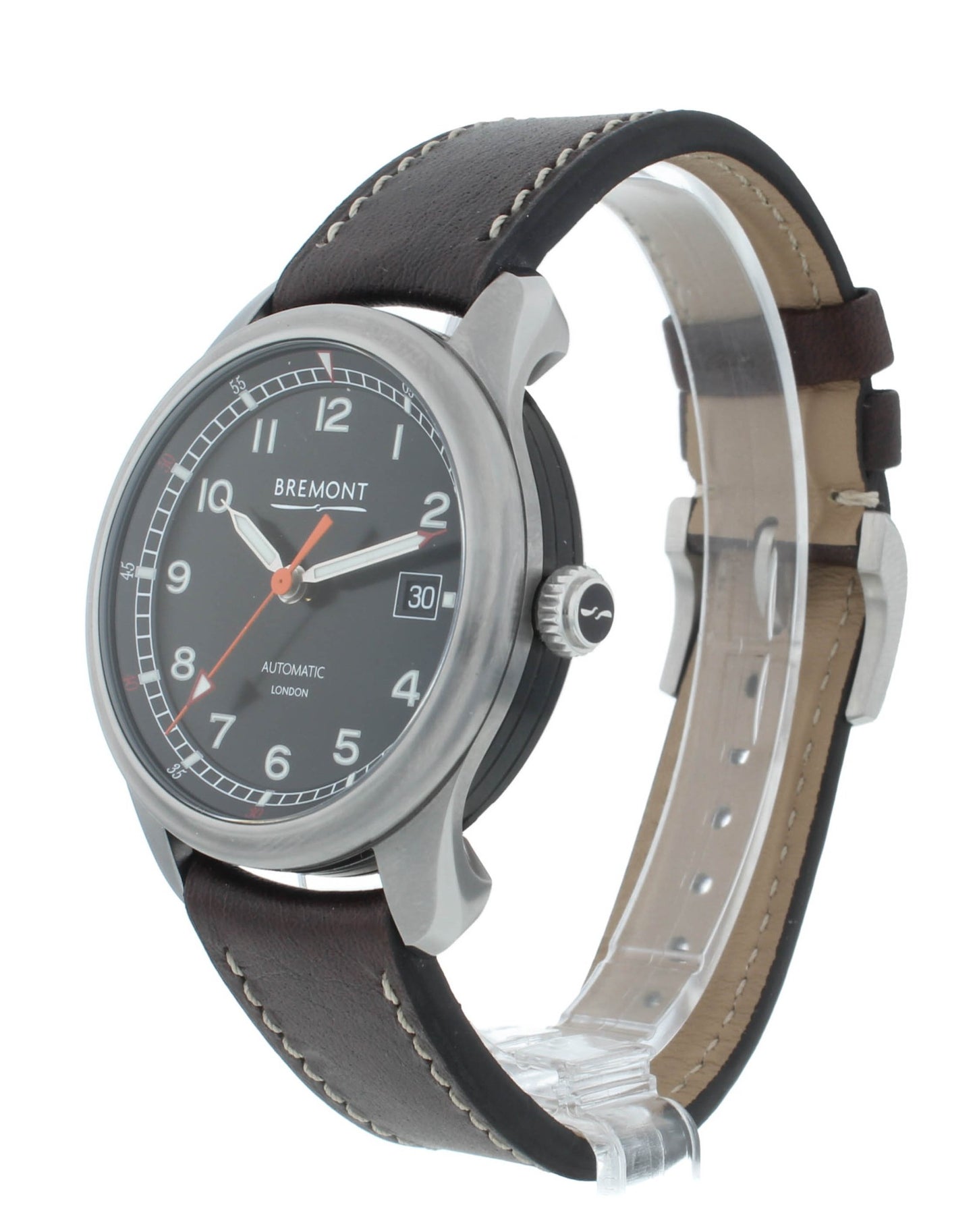 Bremont Airco Mach 1 Black Dial 40mm Automatic Men's Watch AIRCO-M1-BK-R-S