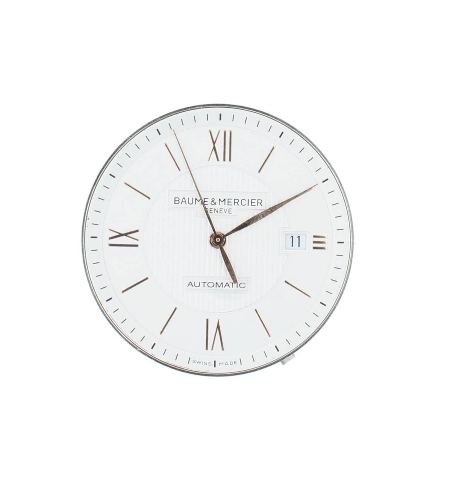 Baume & Mercier Silver Dial ETA 2892.82 Working Watch Movement