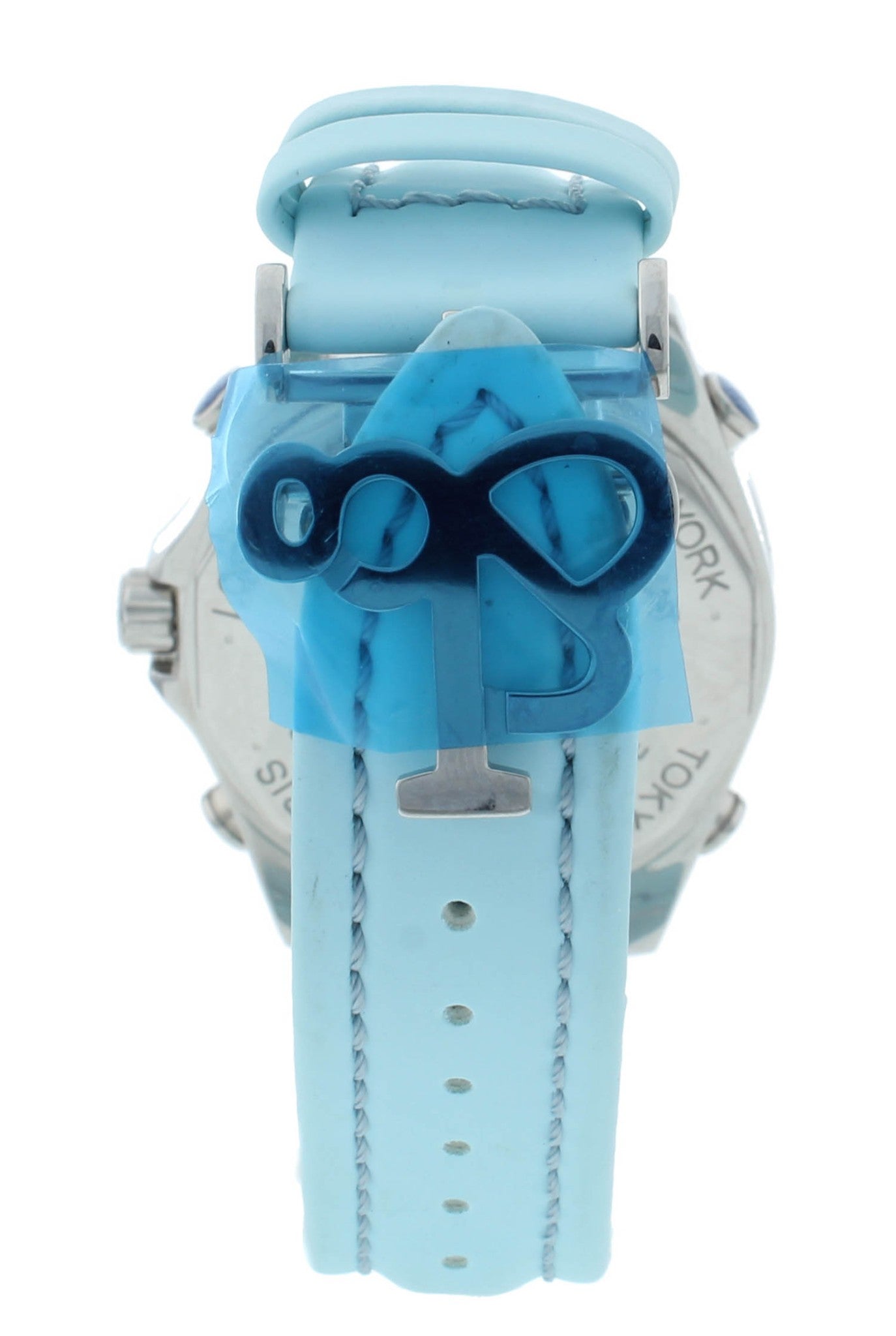 Pre-Owned Jacob & Co. Five Time Zone Blue Strap 40mm Quartz Watch JCM-54PDA
