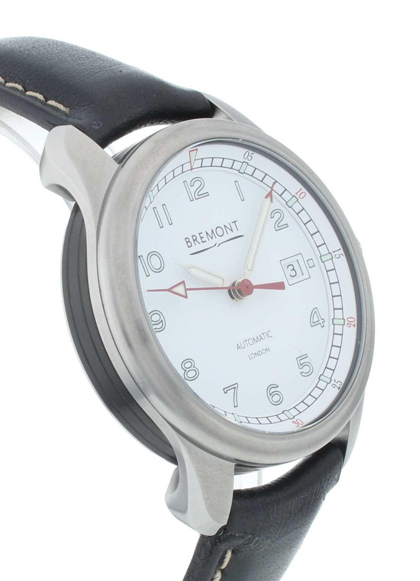 Bremont Airco Mach 1 Black Strap 40mm Automatic Men’s Watch AIRCO-M1-WH-R-S
