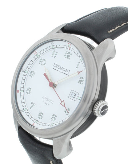 Bremont Airco Mach 1 Black Strap 40mm Automatic Men’s Watch AIRCO-M1-WH-R-S