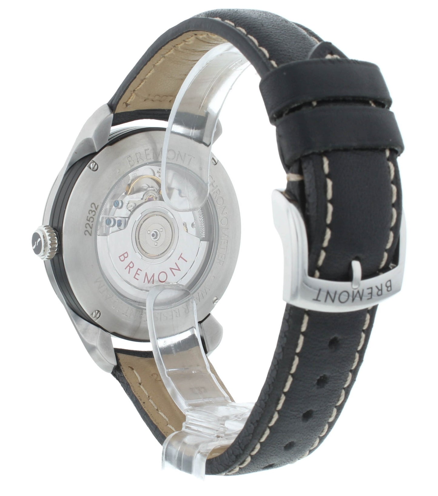 Bremont Airco Mach 1 Black Strap 40mm Automatic Men’s Watch AIRCO-M1-WH-R-S