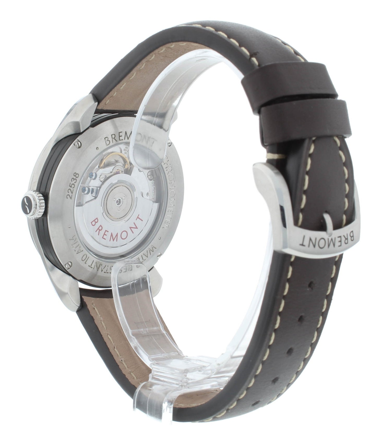 Bremont Airco Mach 1 Brown Strap 40mm Automatic Men’s Watch AIRCO-M1-WH-R-S