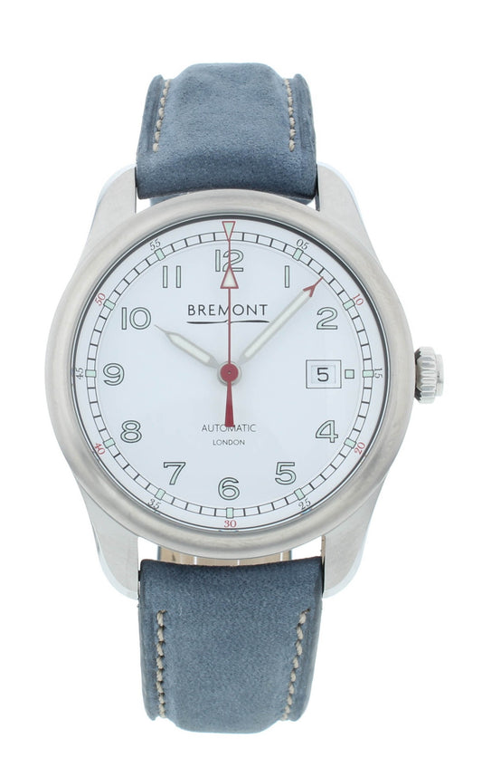 Bremont Airco Mach 1 Blue Strap 40mm Automatic Men’s Watch AIRCO-M1-WH-R-S
