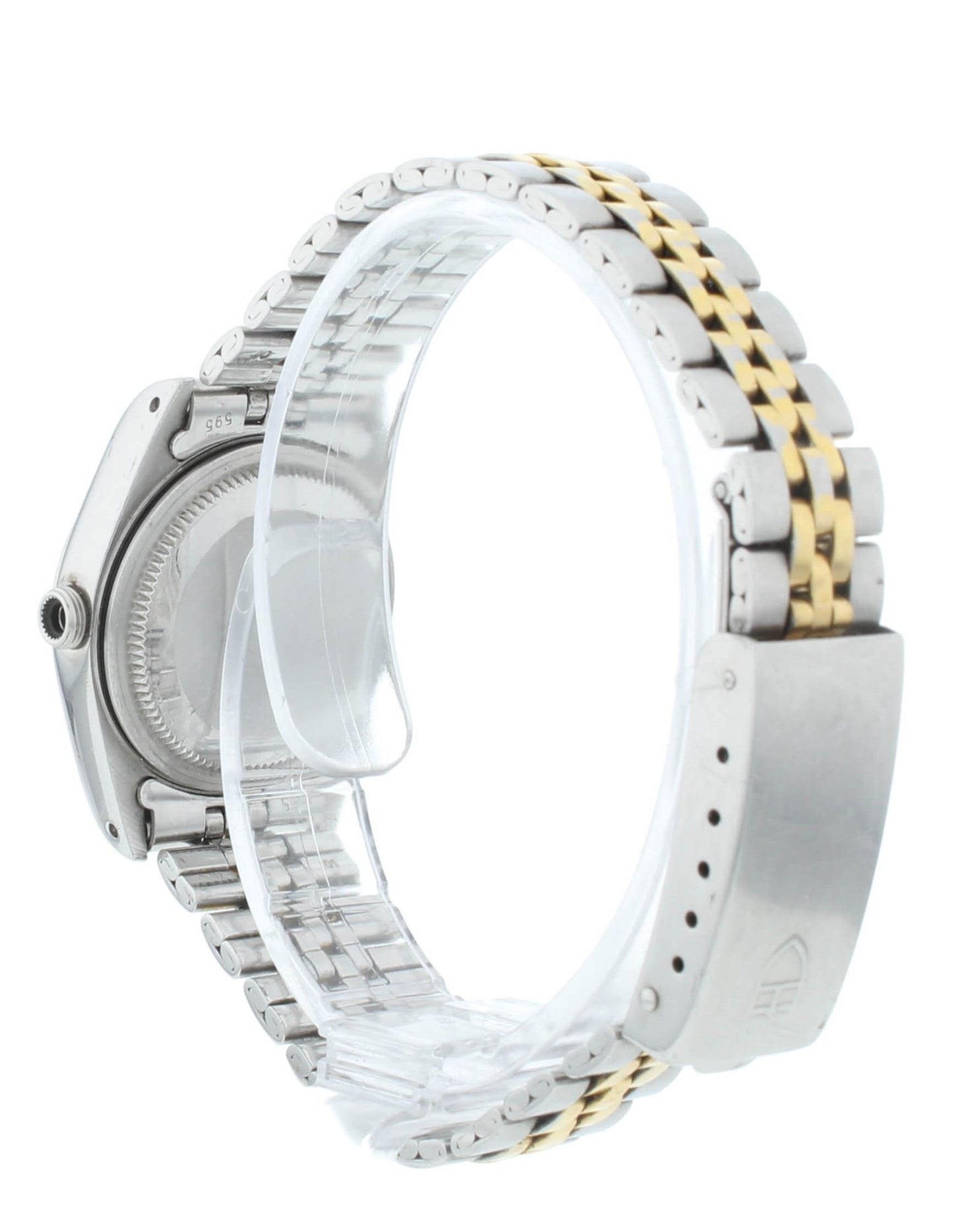 Rolex Steel & 14k Gold 25mm Automatic Two-Tone Ladies Vintage Watch Ref. 1600