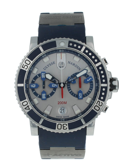 Ulysse Nardin Marine Diver Chronograph 42mm Automatic Men's Watch 8003-102