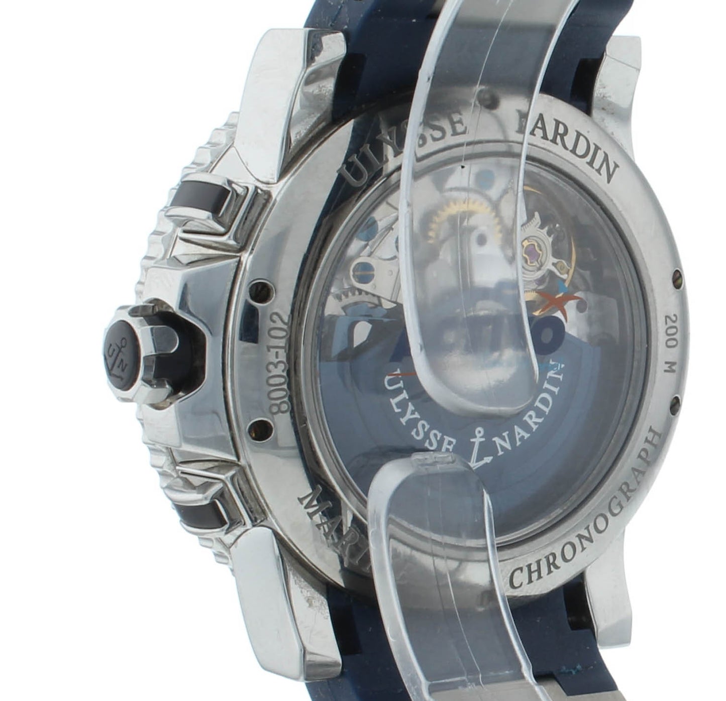 Ulysse Nardin Marine Diver Chronograph 42mm Automatic Men's Watch 8003-102