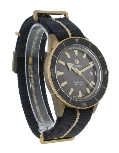 Rado Captain Cook 42 Automatic Bronze Case Brown Dial Men's Watch R32504307