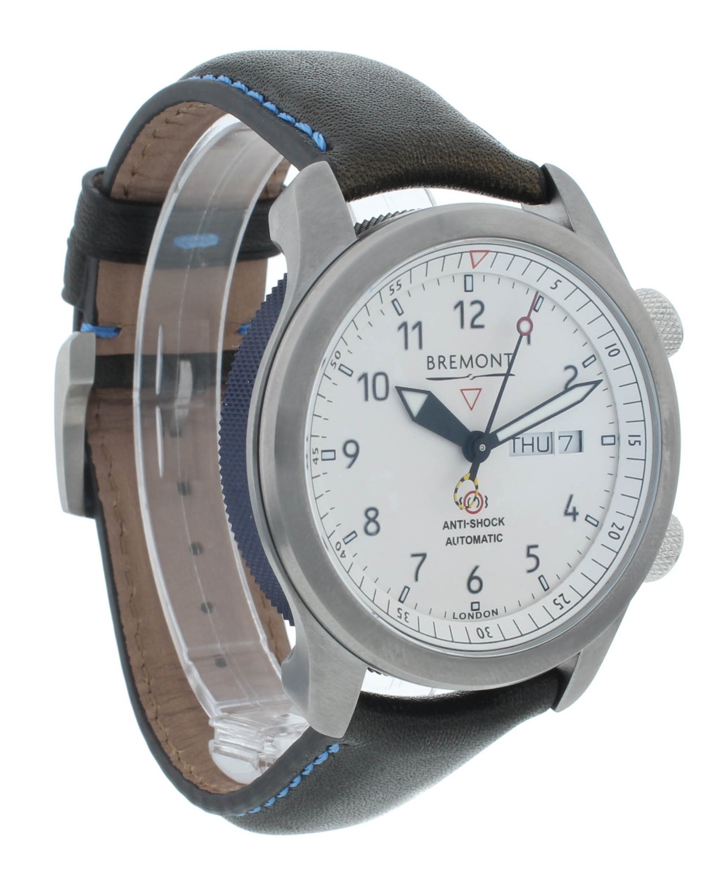 Bremont Martin Baker II White Dial Blue Barrel 43mm Auto Mens Watch MBII-WH-BL-S
