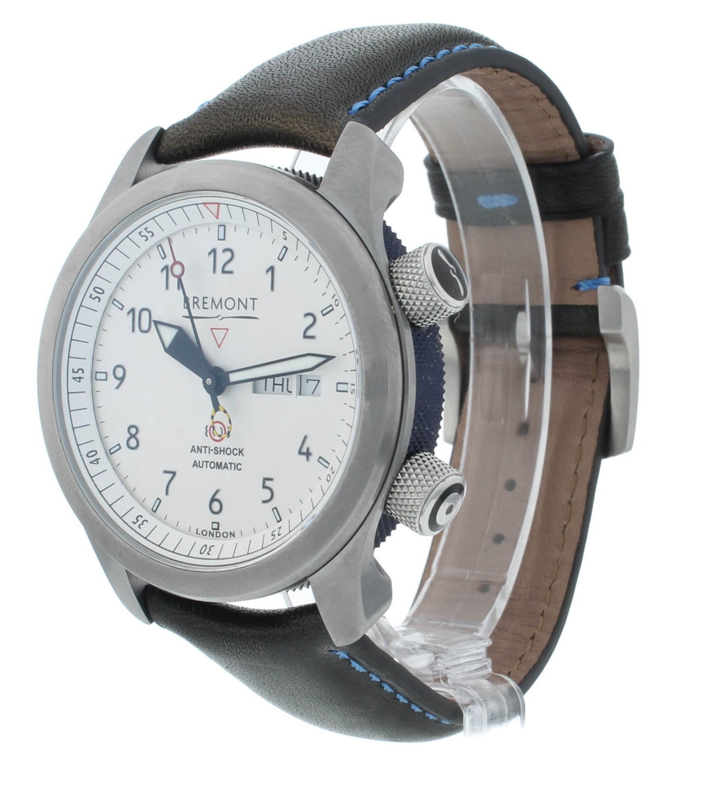 Bremont Martin Baker II White Dial Blue Barrel 43mm Auto Mens Watch MBII-WH-BL-S