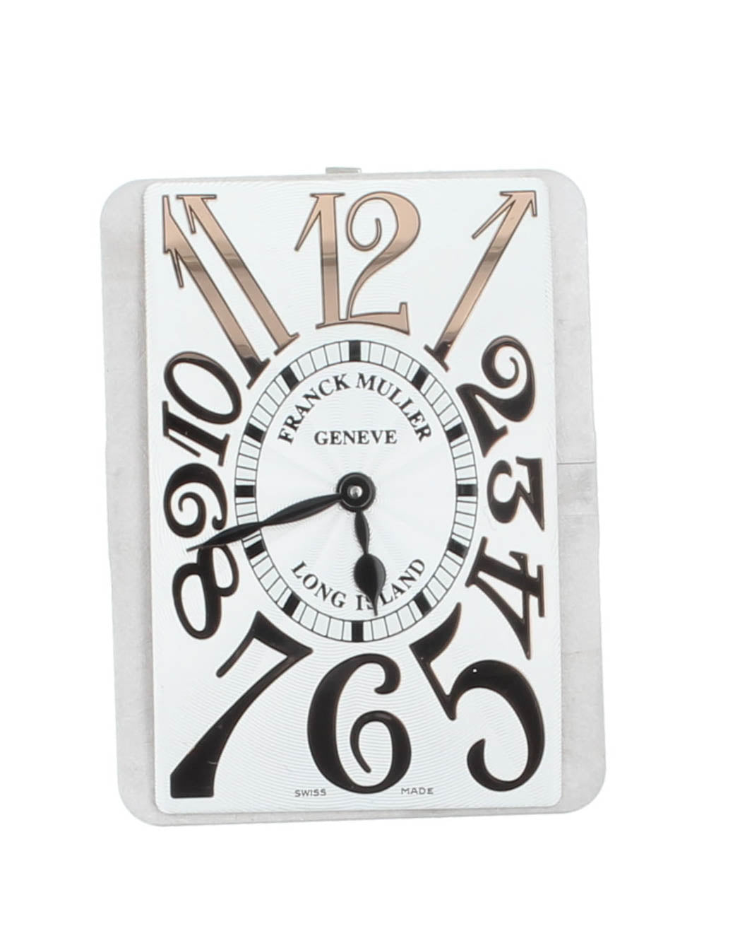 Franck Muller Ronda Calier 505 Silver Dial Gold Numerals Quartz Working Movement