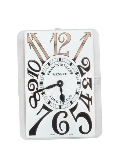 Franck Muller Ronda Calier 505 Silver Dial Gold Numerals Quartz Working Movement