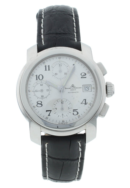 Baume & Mercier Capeland Chrono Automatic 39mm Black Dial Men's Watch MV045216