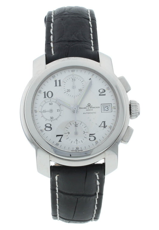 Baume & Mercier Capeland Chrono Automatic 39mm Black Dial Men's Watch MV045216