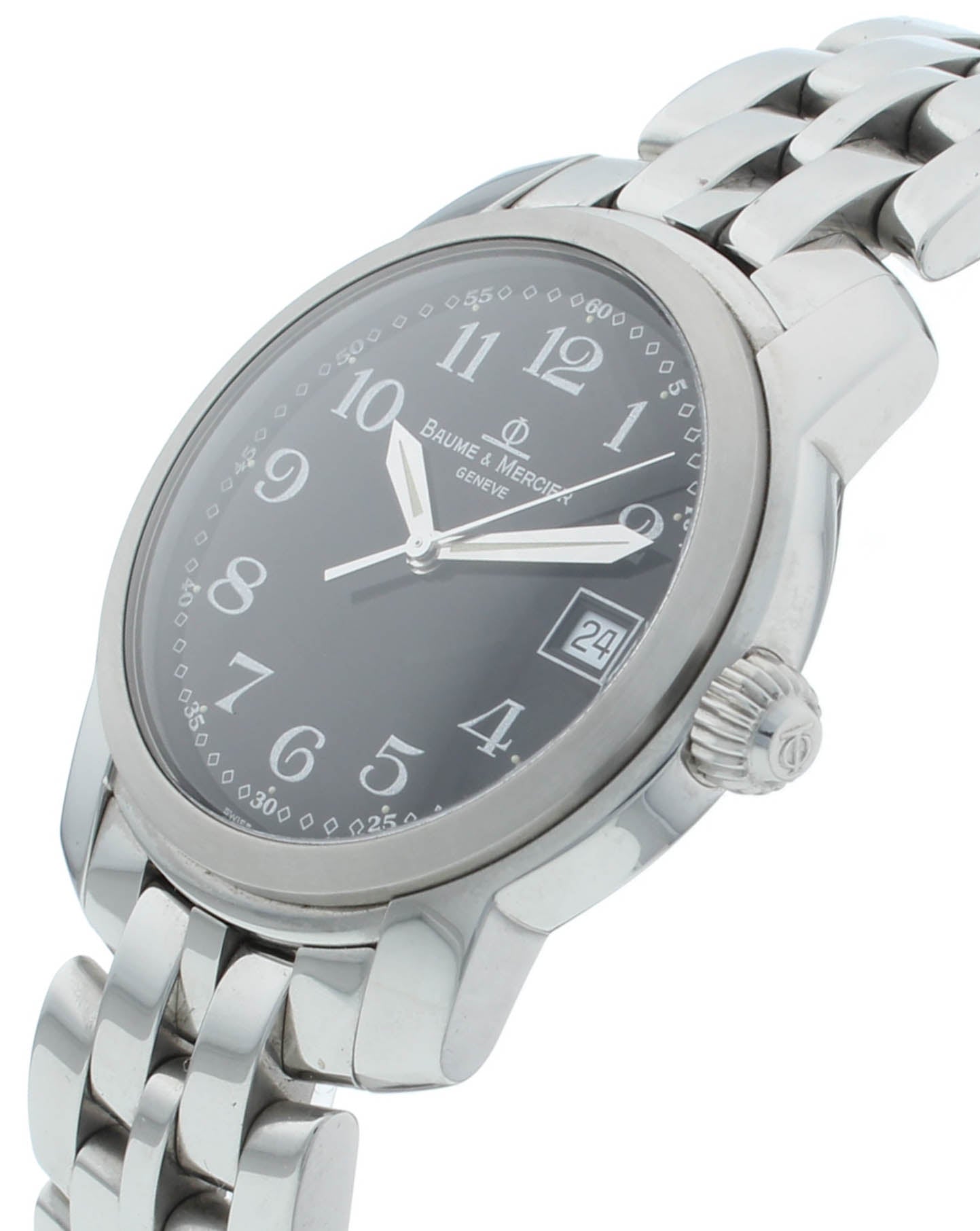 Baume & Mercier Capeland Quartz 36mm Black Dial Men's Watch MOA04524