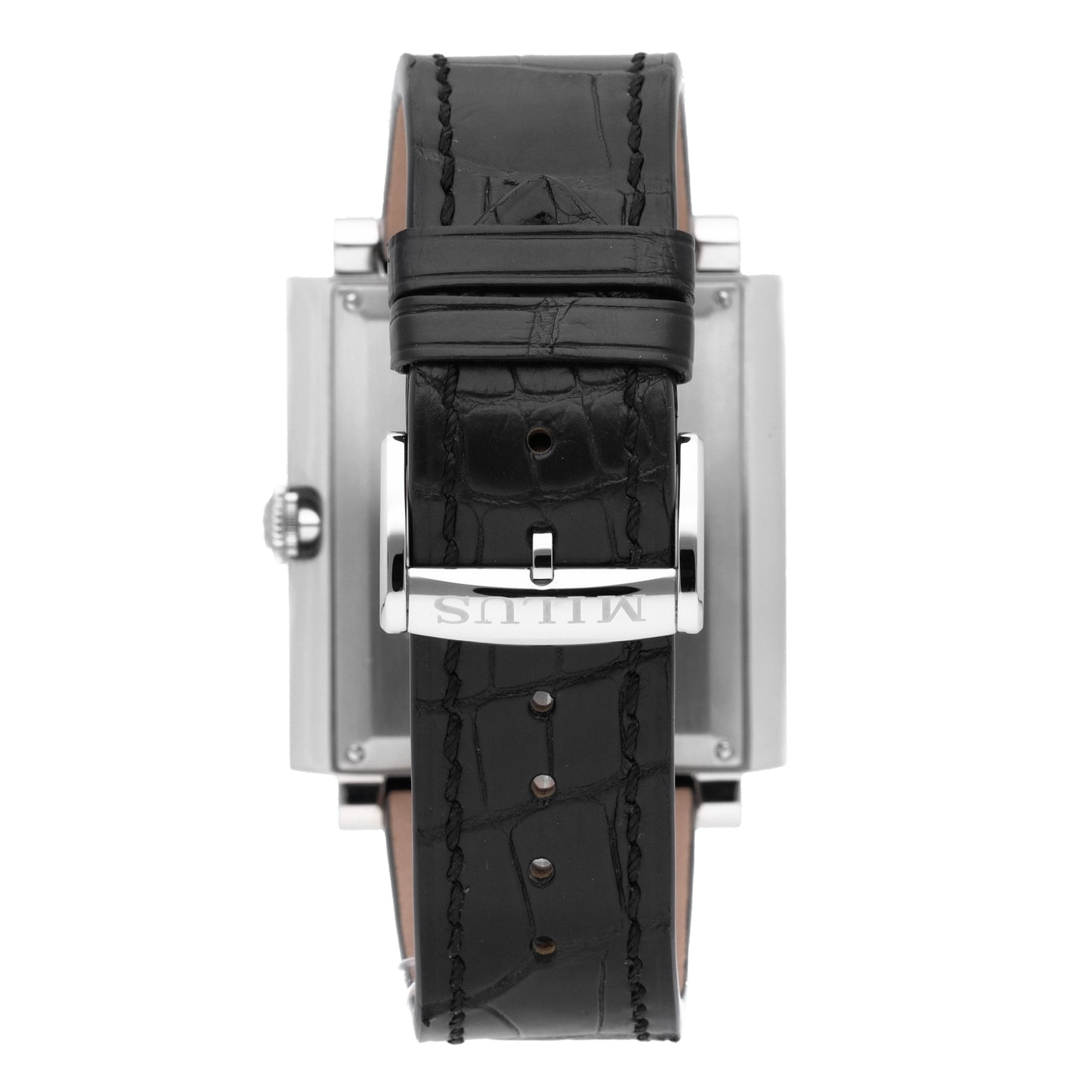 Milus Tri Retrograde Black & Silver Dial Automatic Men's Watch HERT 001