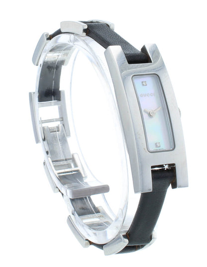 Gucci 3900L Series Stainless Steel 12mm Quartz MOP Dial Ladies Watch YA039523