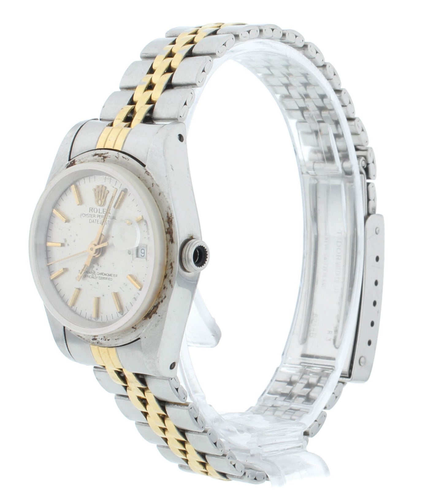 Rolex Steel & 14k Gold 25mm Automatic Two-Tone Ladies Vintage Watch Ref. 1600