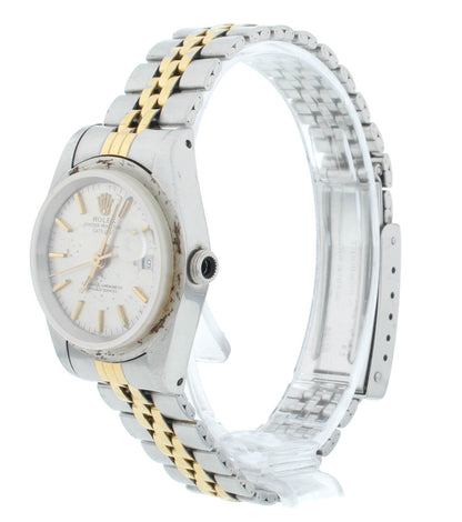 Rolex Steel & 14k Gold 25mm Automatic Two-Tone Ladies Vintage Watch Ref. 1600