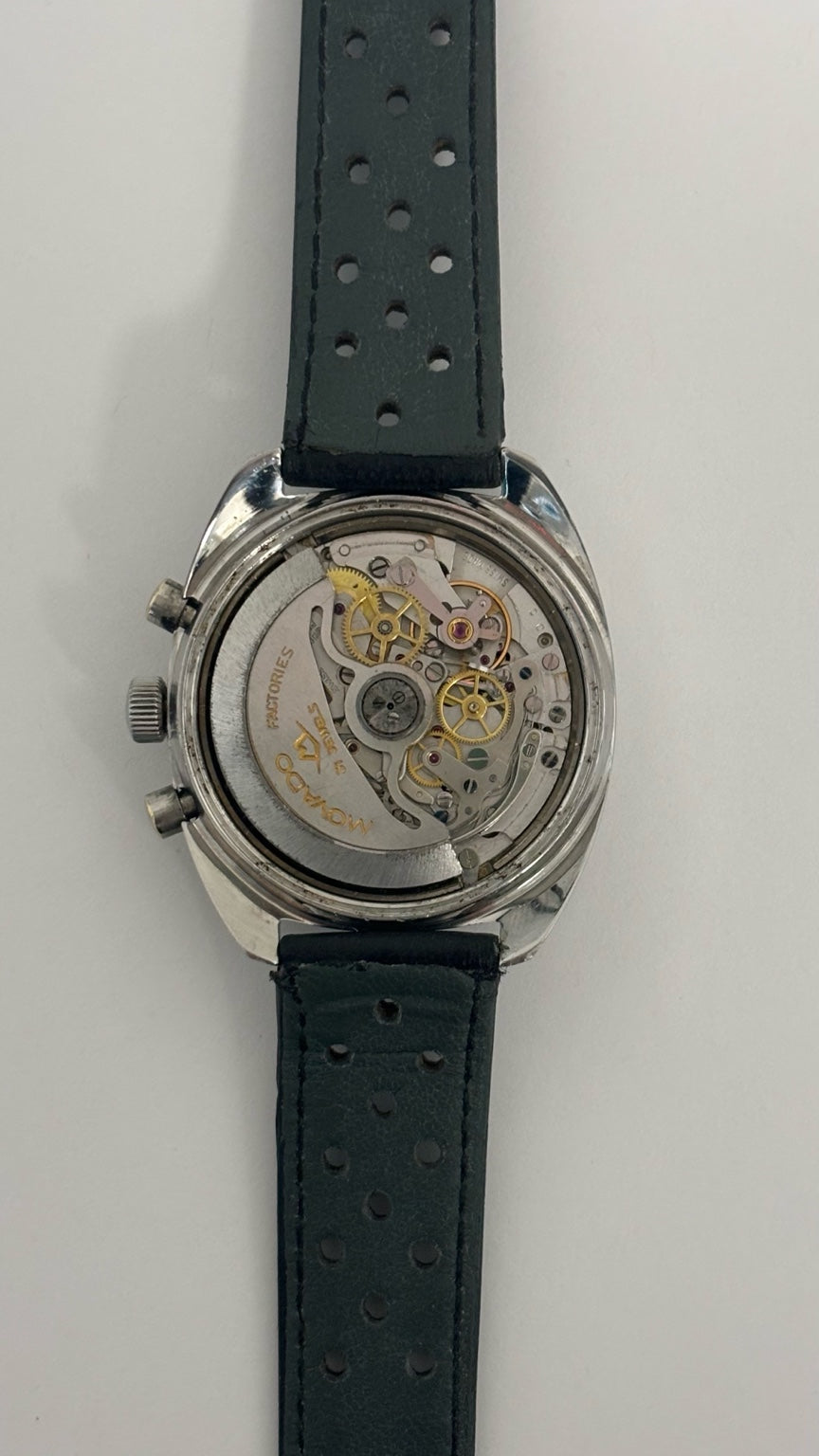 Movado Datron HS360 38mm Cal. 3019 PHC Automatic Chrono Vintage Men's Watch