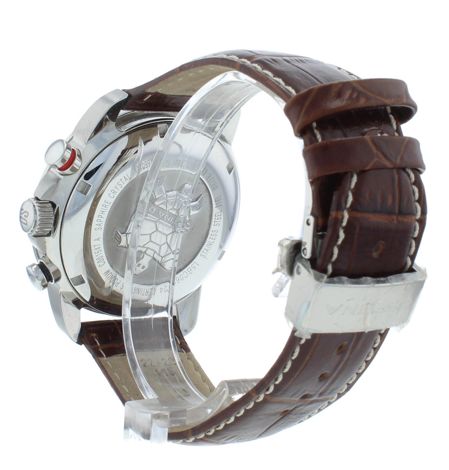 Certina DS Podium GMT Silver Dial Chrono 42mm Quartz Men's Watch C0016391603701