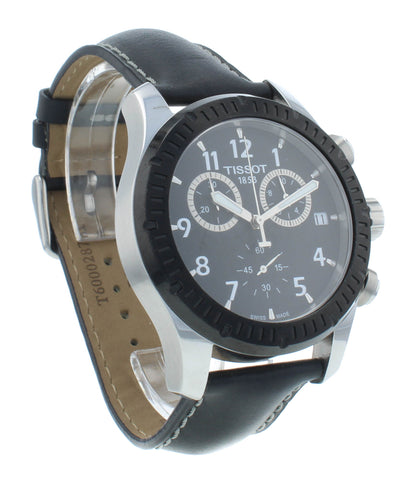 Tissot V8 Chronograph Black Dial Quartz 42.5mm Men's Watch T039.417.26.057.00