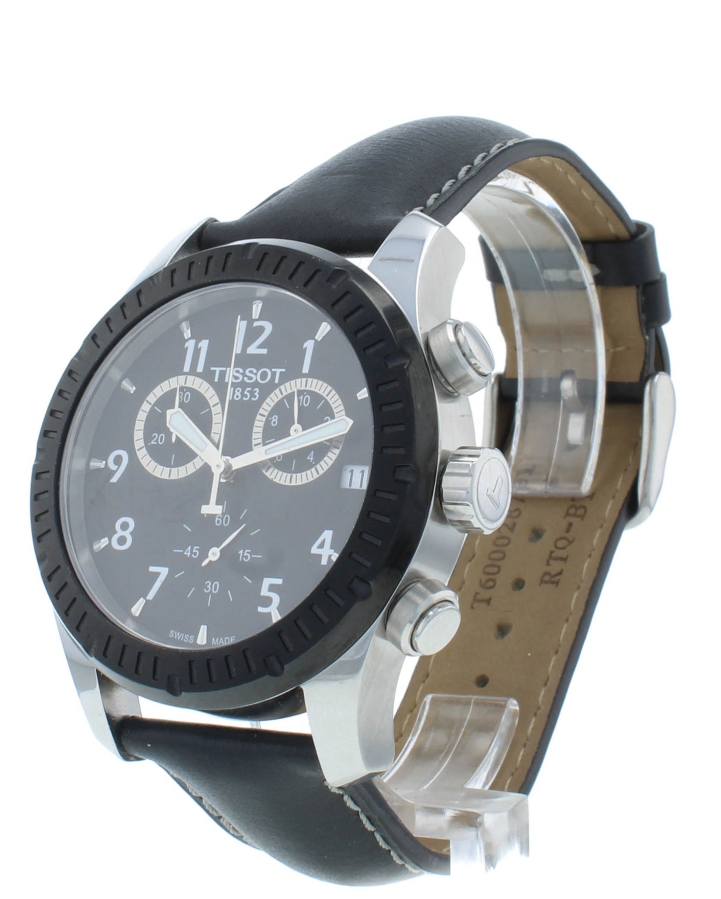 Tissot V8 Chronograph Black Dial Quartz 42.5mm Men's Watch T039.417.26.057.00