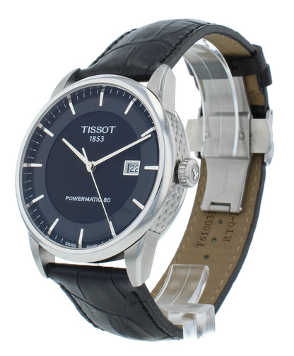Pre-Owned Tissot Powermatic 80 Black Dial Auto 41mm Men's Watch T0864071605100