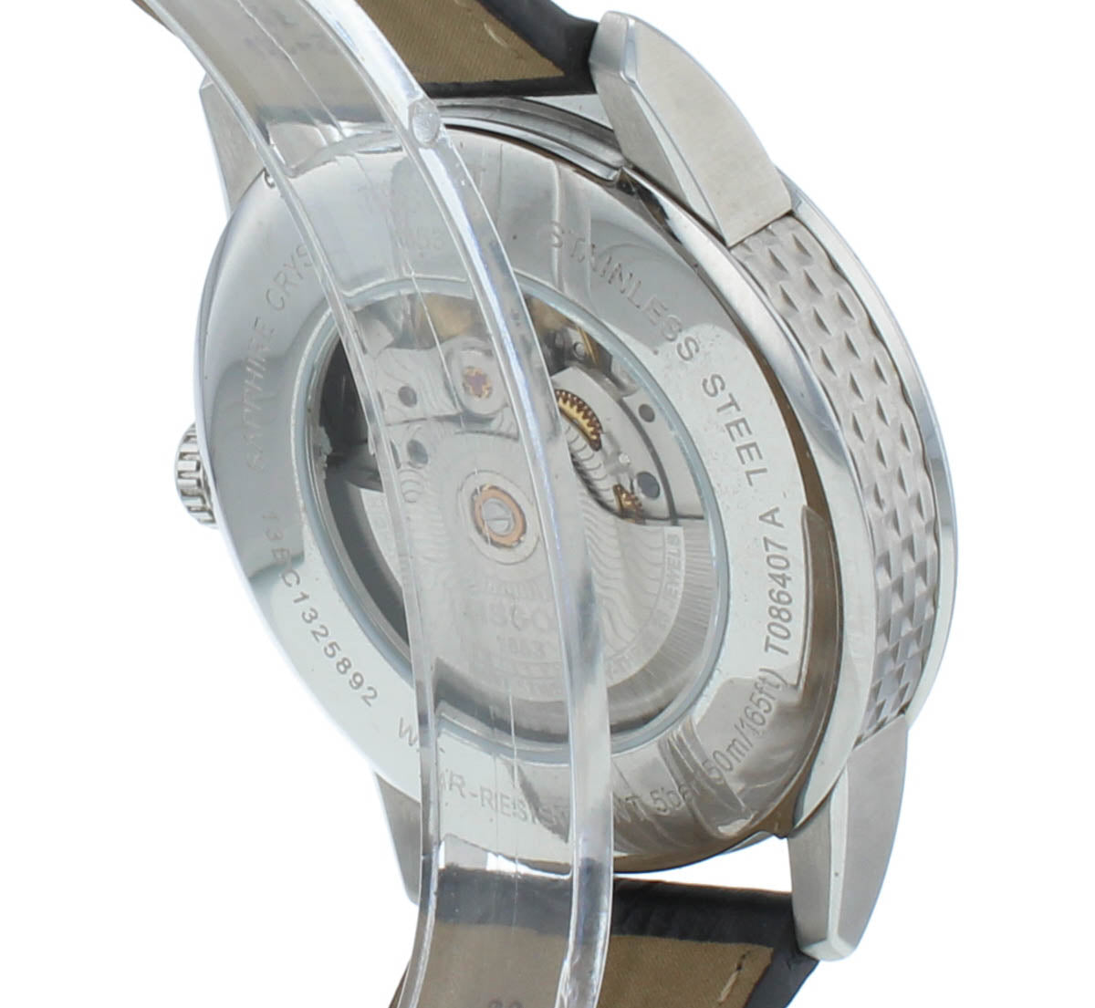 Pre-Owned Tissot Powermatic 80 Black Dial Auto 41mm Men's Watch T0864071605100