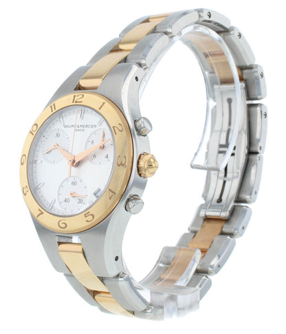 Baume & Mercier Linea 32mm Two-Tone Quartz Chronograph Ladies Watch M0A10158
