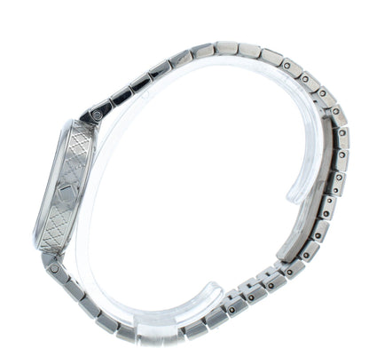 Gucci Diamantissima White Dial Stainless Steel 32mm Quartz Ladies Watch YA141402