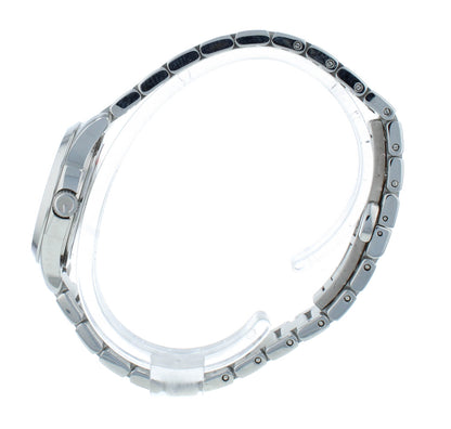 Gucci G-Timeless 27mm White MOP Diamond Dial Steel Quartz Ladies Watch YA126542