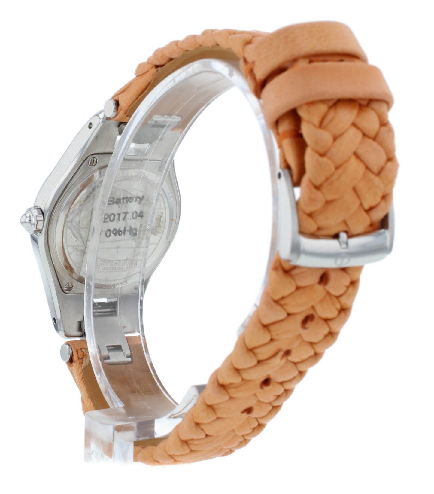 Baume & Mercier White MOP Dial Stainless Steel 27mm Quartz Ladies Watch MOA10115