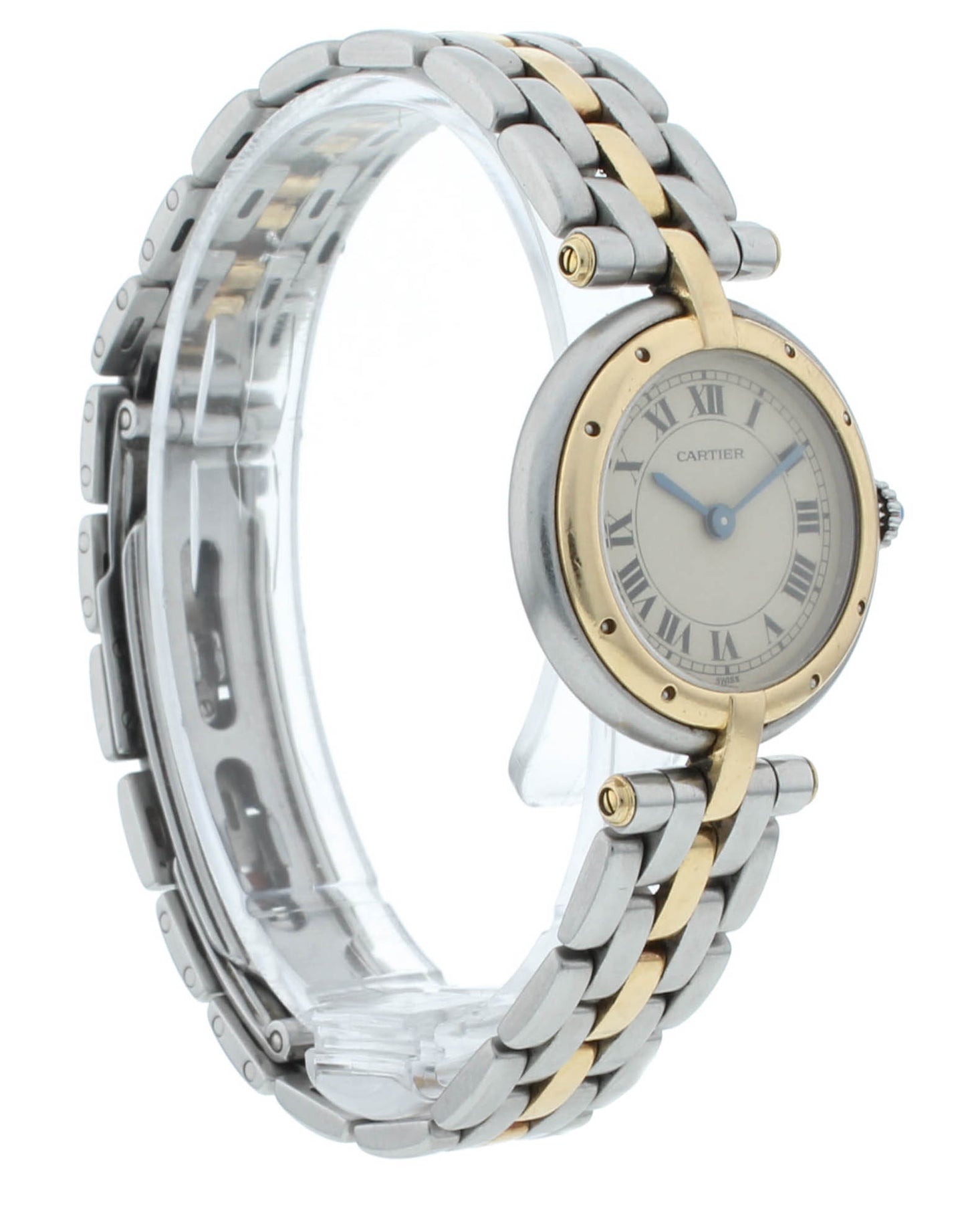 Cartier Panthère Vendôme 23.5mm Quartz 18k Gold & Steel Ladies Watch 166920