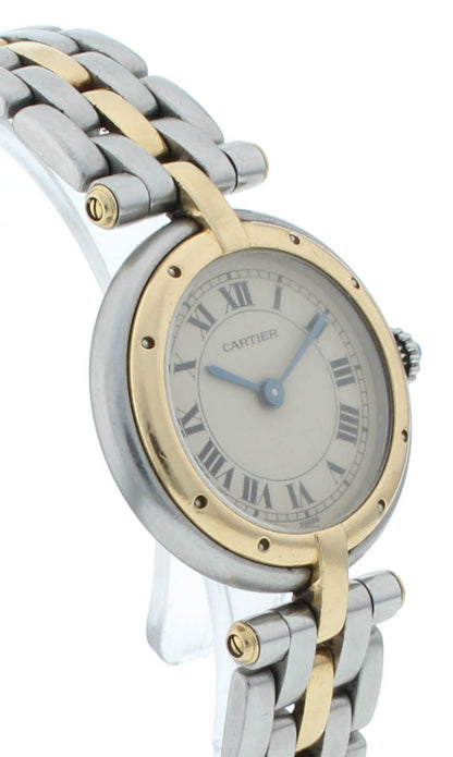 Cartier Panthère Vendôme 23.5mm Quartz 18k Gold & Steel Ladies Watch 166920