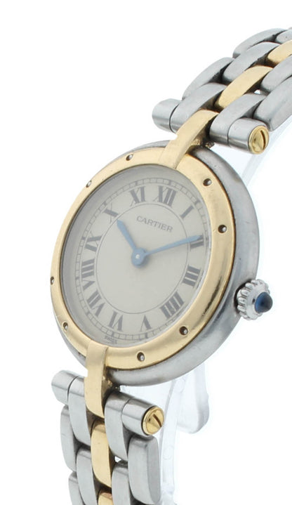 Cartier Panthère Vendôme 23.5mm Quartz 18k Gold & Steel Ladies Watch 166920