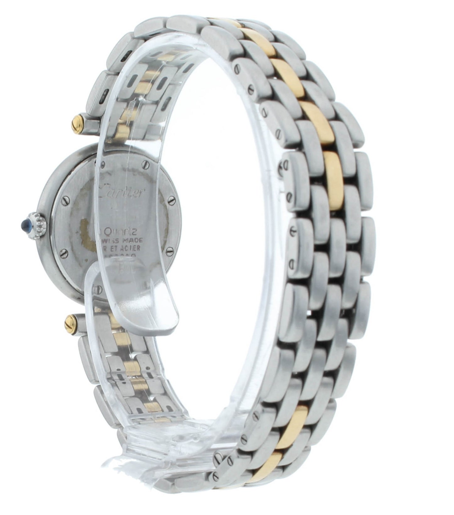 Cartier Panthère Vendôme 23.5mm Quartz 18k Gold & Steel Ladies Watch 166920