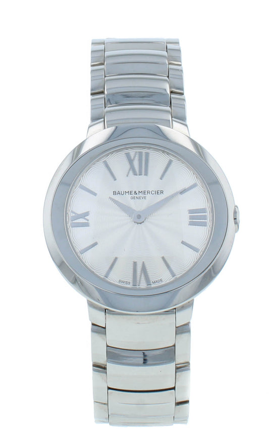 Baume & Mercier Promesse 30mm Silver Dial Quartz Ladies Watch MOA10157