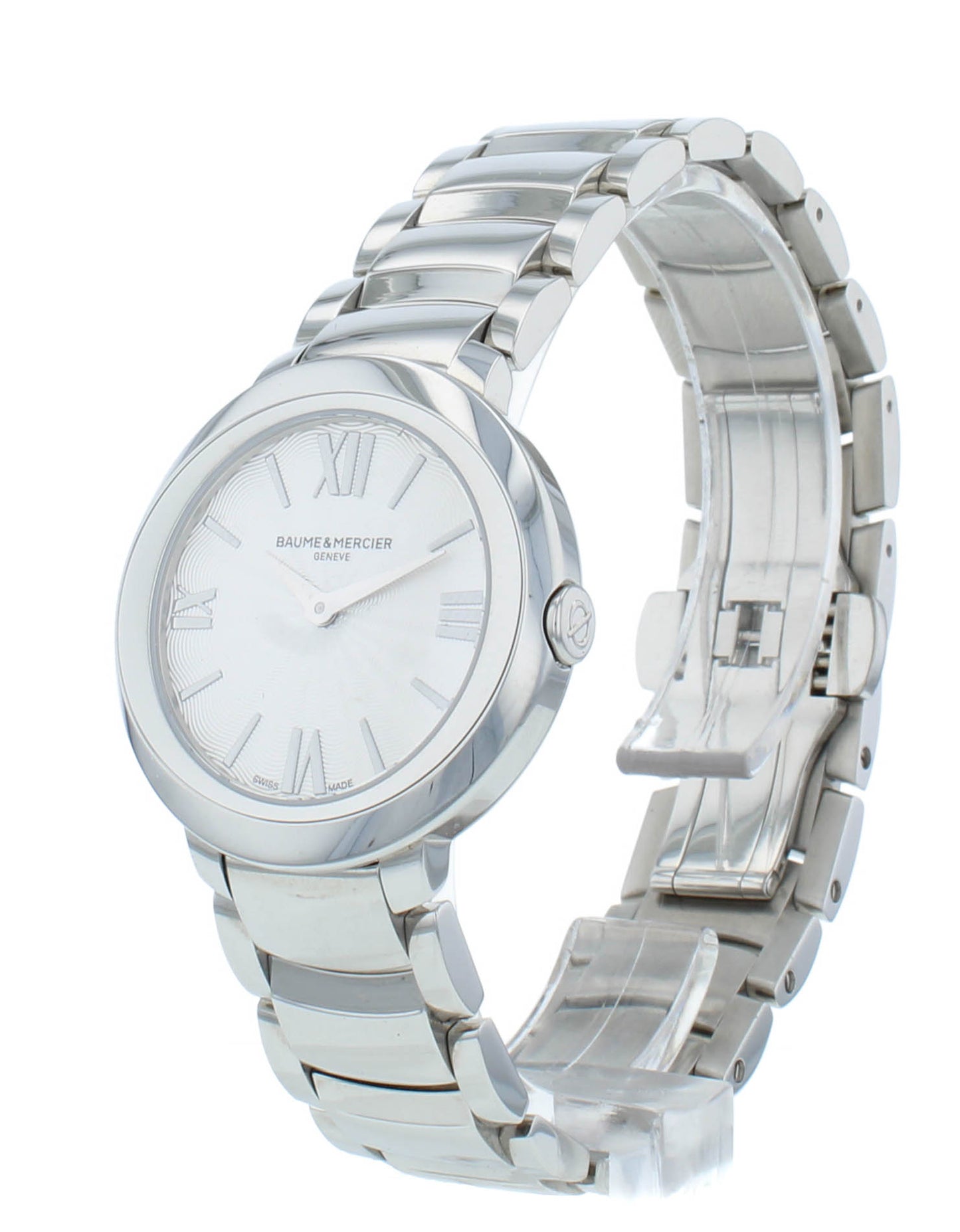 Baume & Mercier Promesse 30mm Silver Dial Quartz Ladies Watch MOA10157