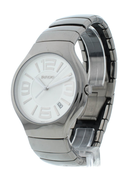 Rado True Quartz 40mm Silver Dial Ceramic Men's Watch R27654112