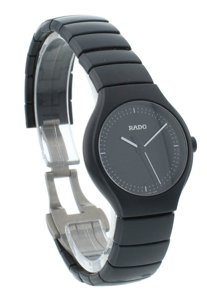 Rado True Jubile 26mm Ceramic Black Dial Quartz Ladies Watch R27817152