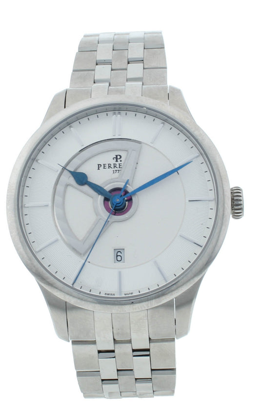 Perrelet Classique Double Rotor Silver Dial 42.5mm Automatic Men’s Watch A1090/4