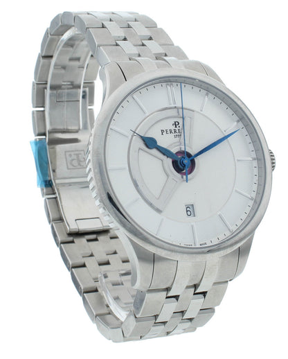 Perrelet Classique Double Rotor Silver Dial 42.5mm Automatic Men’s Watch A1090/4