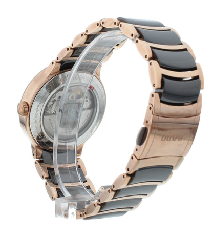 Rado Centrix Auto 38mm Black Dial Steel & Ceramic Two-Tone Men's Watch R30036712