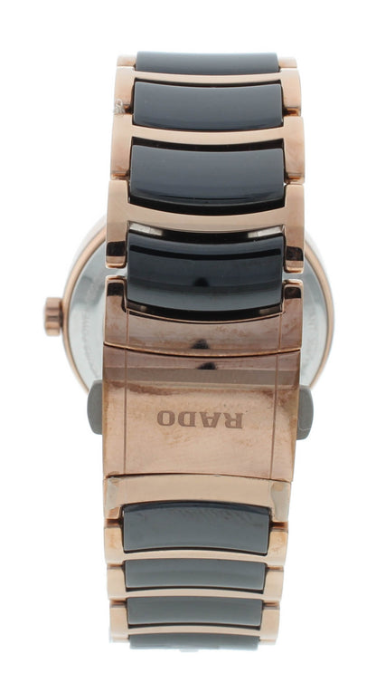 Rado Centrix Auto 38mm Black Dial Steel & Ceramic Two-Tone Men's Watch R30036712