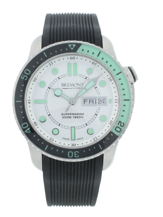 Bremont Supermarine S500 Silver Dial 43mm Automatic Men's Watch S500-SI-S